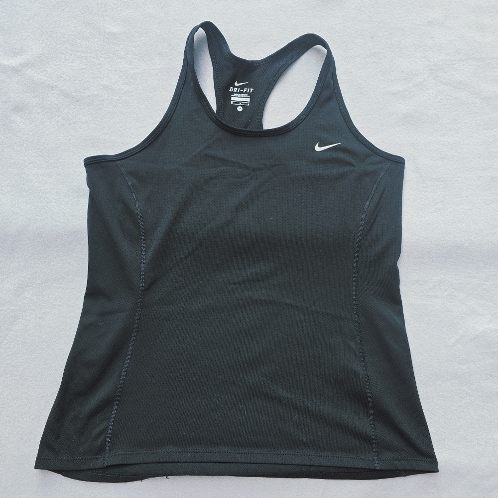 Nike Women's Dri-FIT Black Tank Top Size Medium